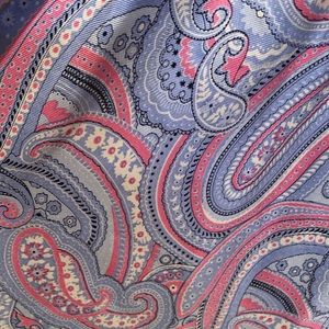 Scarf wrap shirt 100% Silk JMcLaughlin vintage